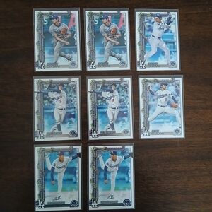 Los Angeles Dodgers Baseball Card Lot - Rookie & Star Cards (Blue/White)